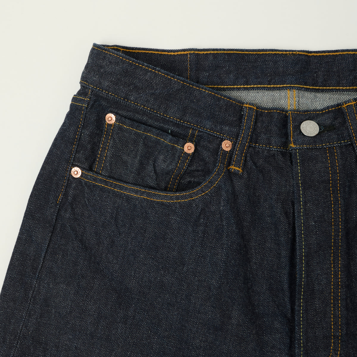 Sugar Cane 1966 Model 14oz Regular Taper Jean - One Wash