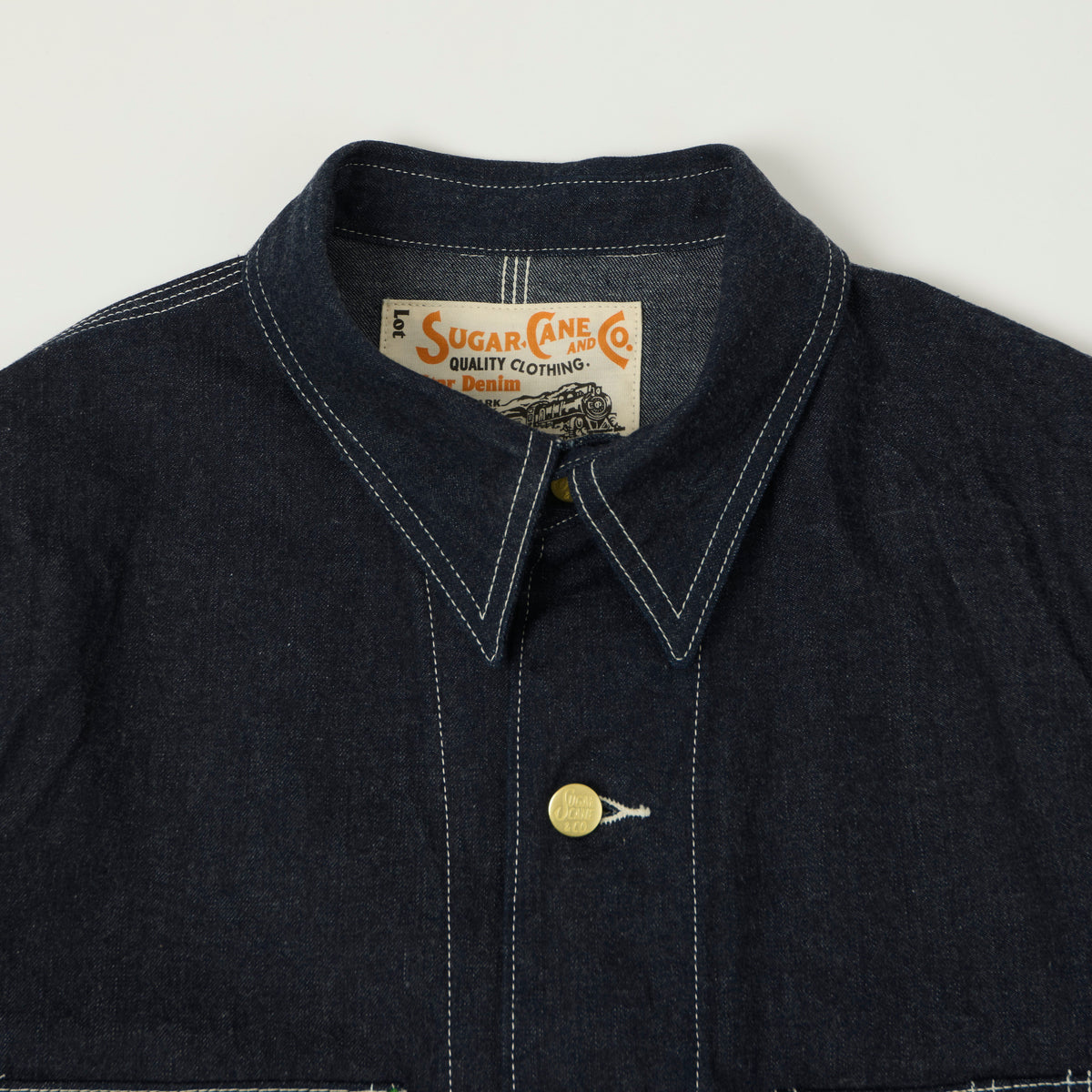 Sugar Cane 11oz. Denim Work Coat - One Wash