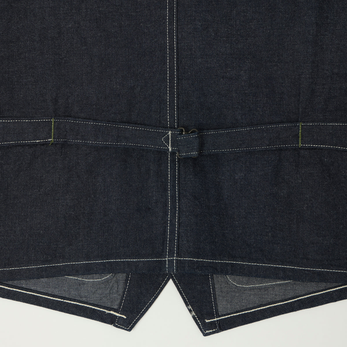 Sugar Cane 11oz Denim Work Vest - One Wash