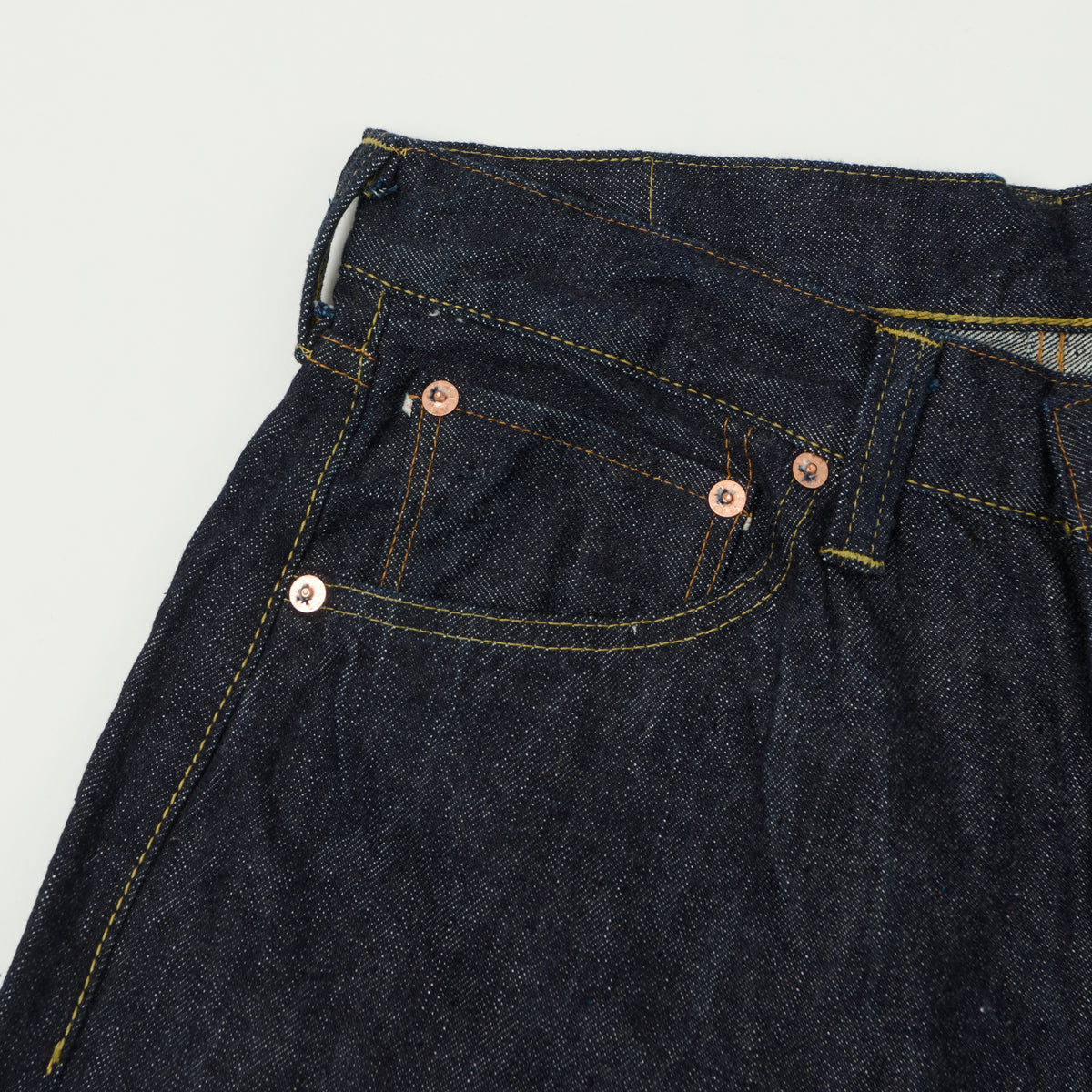 Sugar Cane 2025 Model 13oz Wide Straight Jean - One Wash