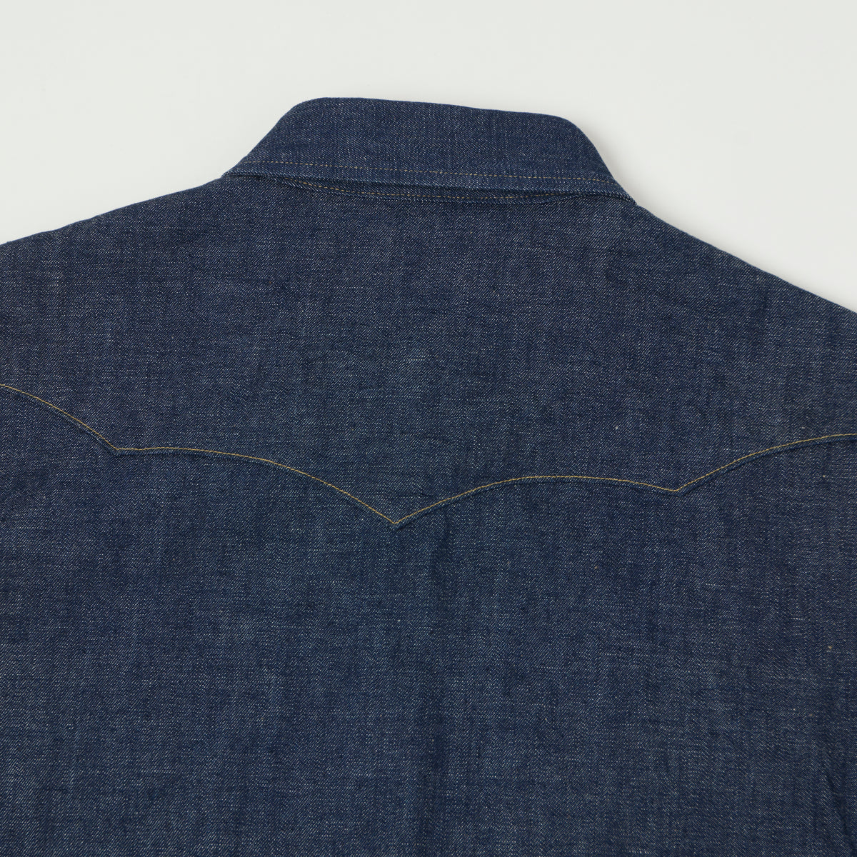 Sugar Cane Denim Western Shirt - Raw