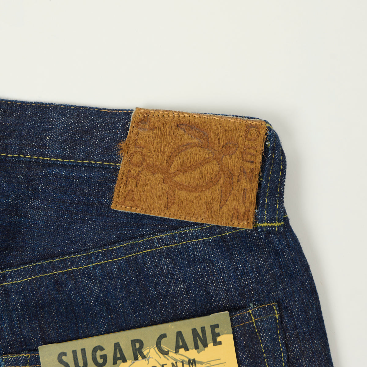 Sugar Cane 'Hawaii' 14oz Straight Leg Jeans - One Wash