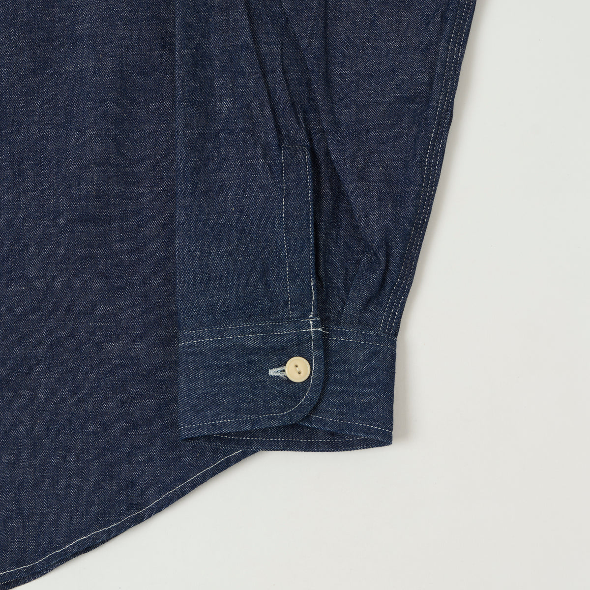 Sugar Cane Denim Work Shirt - One Wash