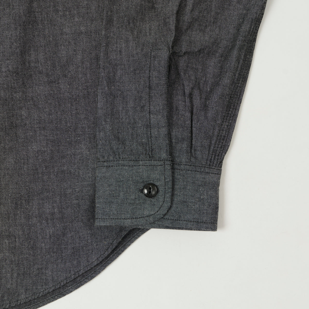 Sugar Cane Chambray Work Shirt - Charcoal