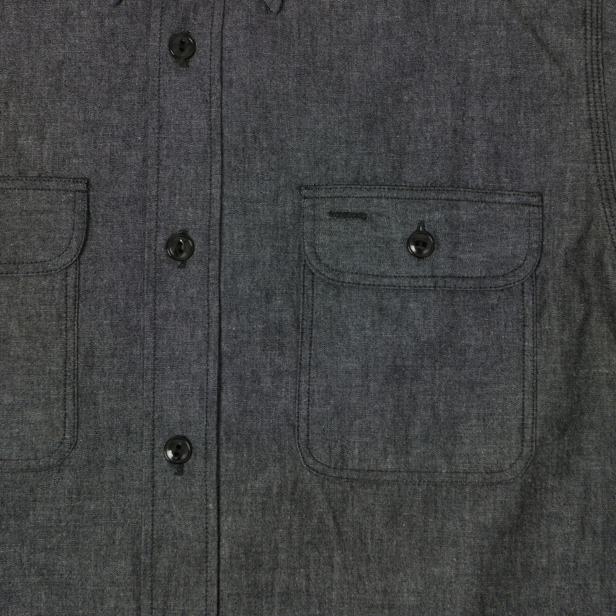 Sugar Cane Chambray Work Shirt - Charcoal