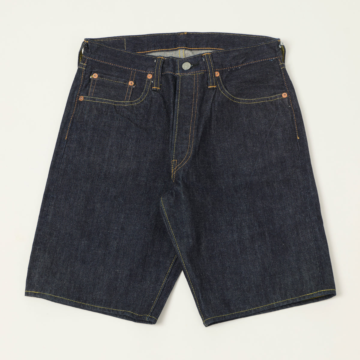 Sugar Cane 1947 Model 14.25oz Denim Shorts - One Wash