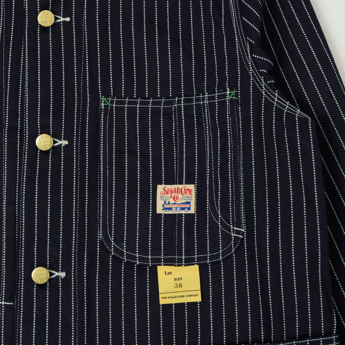 Sugar Cane Wabash Chore Jacket - Blue