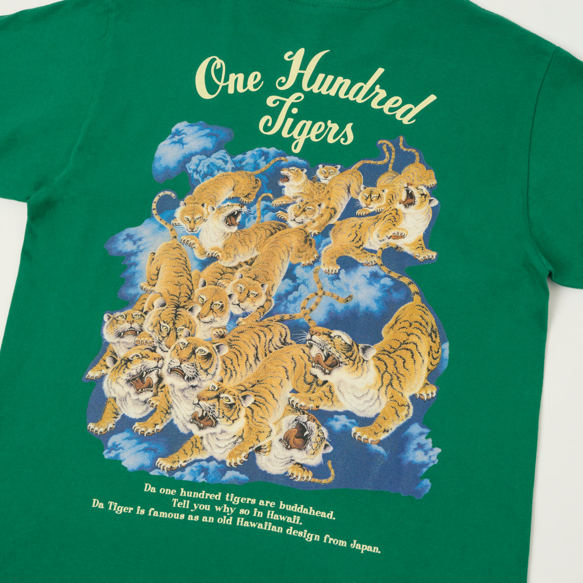 Sun Surf 'One Hundred Tigers' Graphic T-Shirt - Green