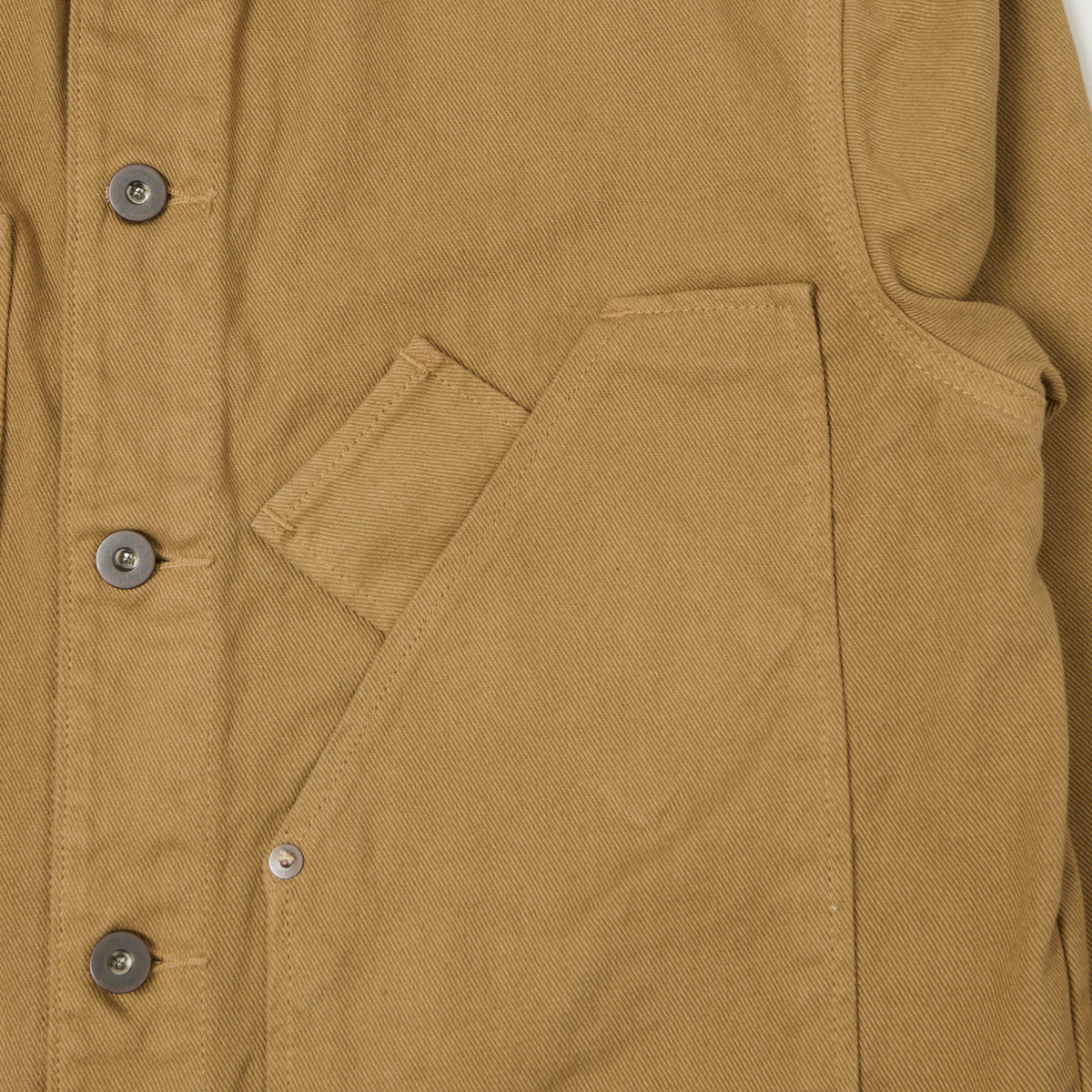 Tellason 13oz Denim Chore Jacket - British Tan