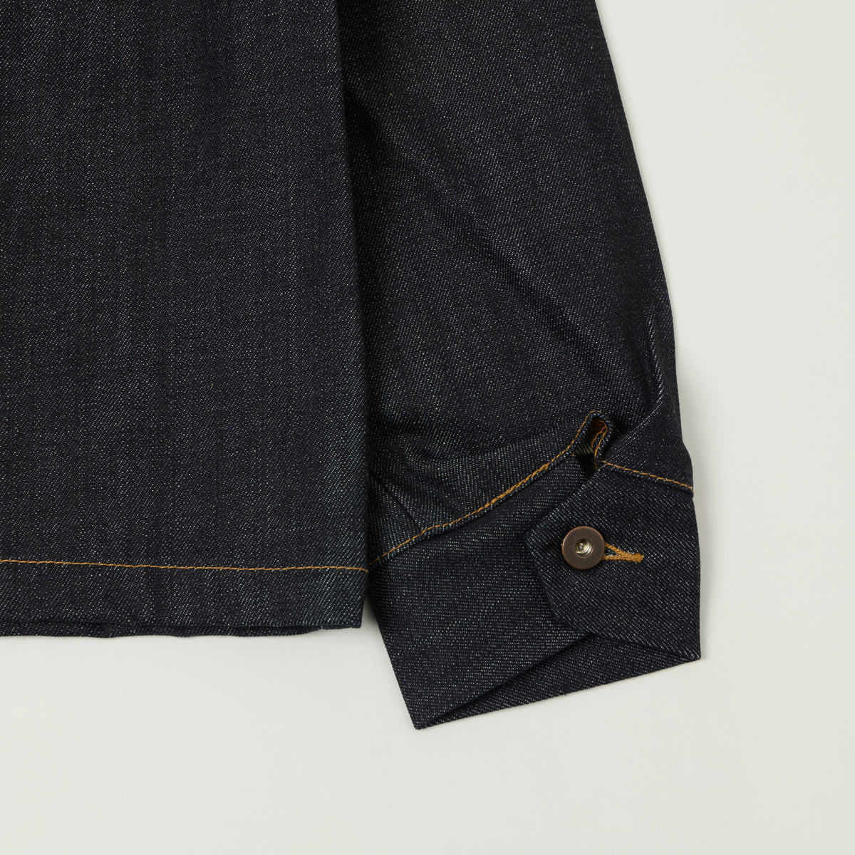 Tellason 14.75oz Kaihara Mills Denim Chore Jacket - Raw