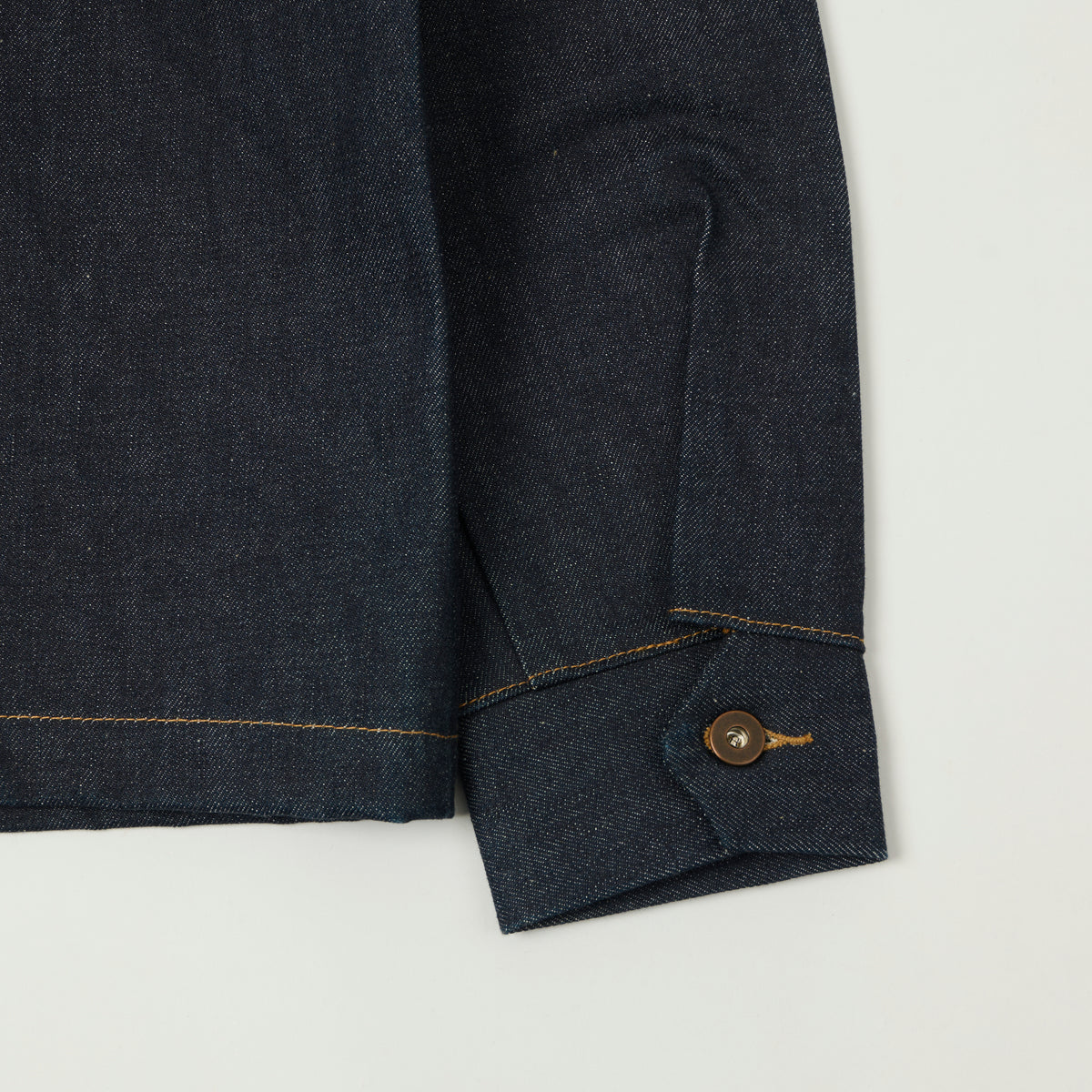 Tellason 16.5oz Kaihara Mills Denim Chore Jacket - Raw