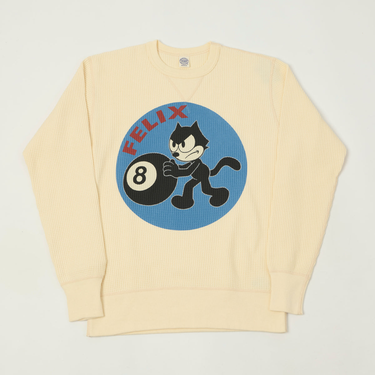 TOYS McCOY Felix '8 Ball' Thermal Sweatshirt - Natural