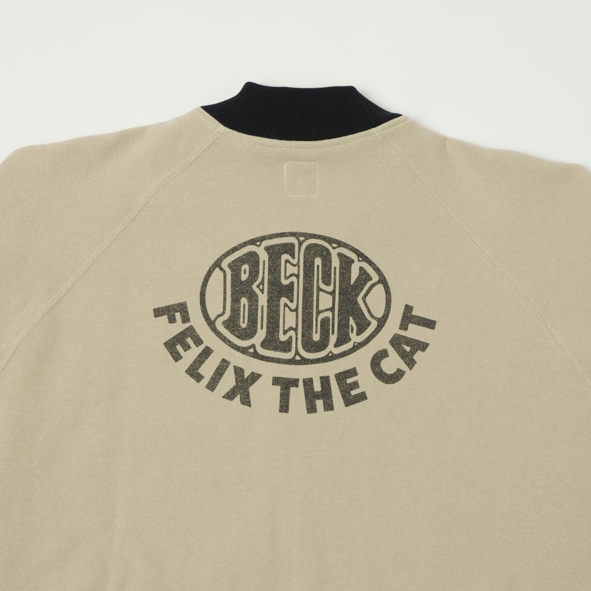 TOYS McCOY 'Felix The Cat/Beck' C-2 Zip Through Sweat - Ivory/Black