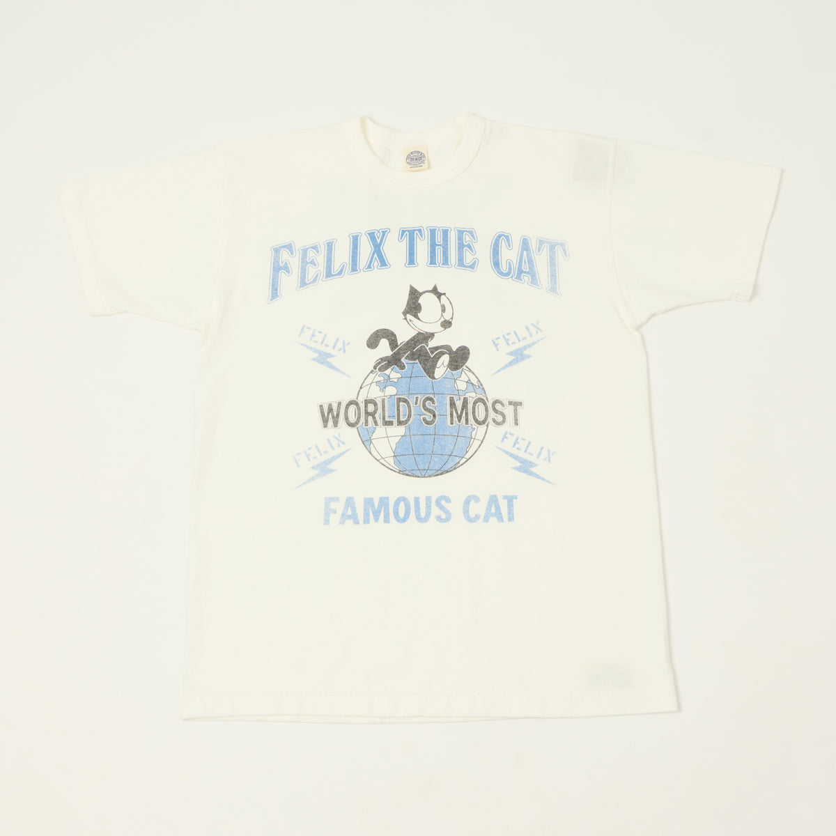 TOYS McCOY Felix The Cat 'World Famous' T-Shirt - Off White