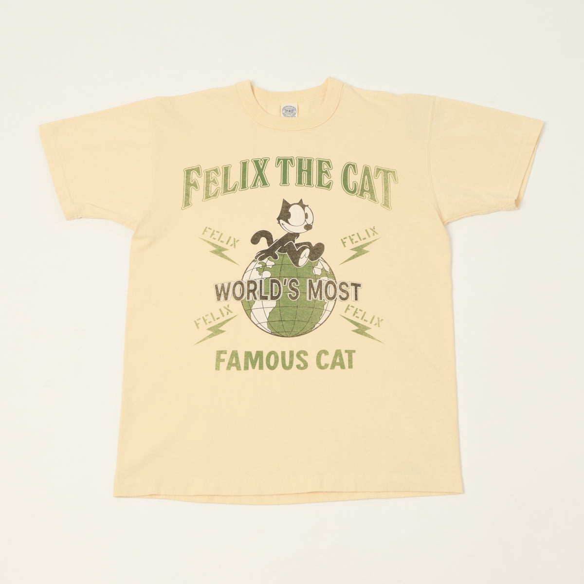 TOYS McCOY Felix The Cat 'World Famous' T-Shirt - Natural