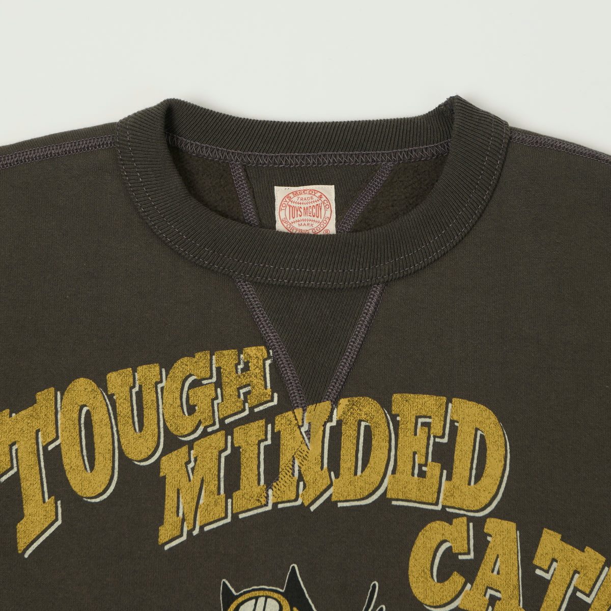 TOYS McCOY Felix The Cat 'Tough Minded' Sweatshirt - Charcoal