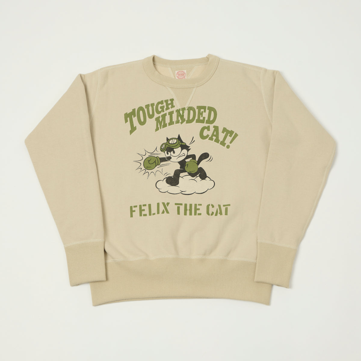 TOYS McCOY Felix The Cat 'Tough Minded' Sweatshirt - Ivory