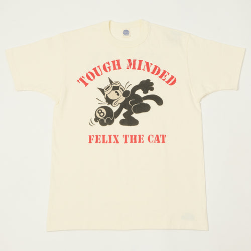 TOYS McCOY Felix The Cat 'Tough Minded' T-Shirt - Off White