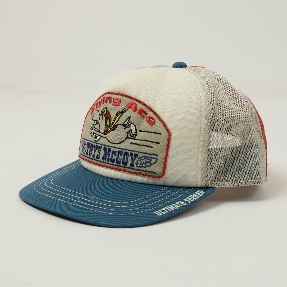 TOYS McCOY Snoopy 'Flying Ace' Trucker Cap - Grey/Blue