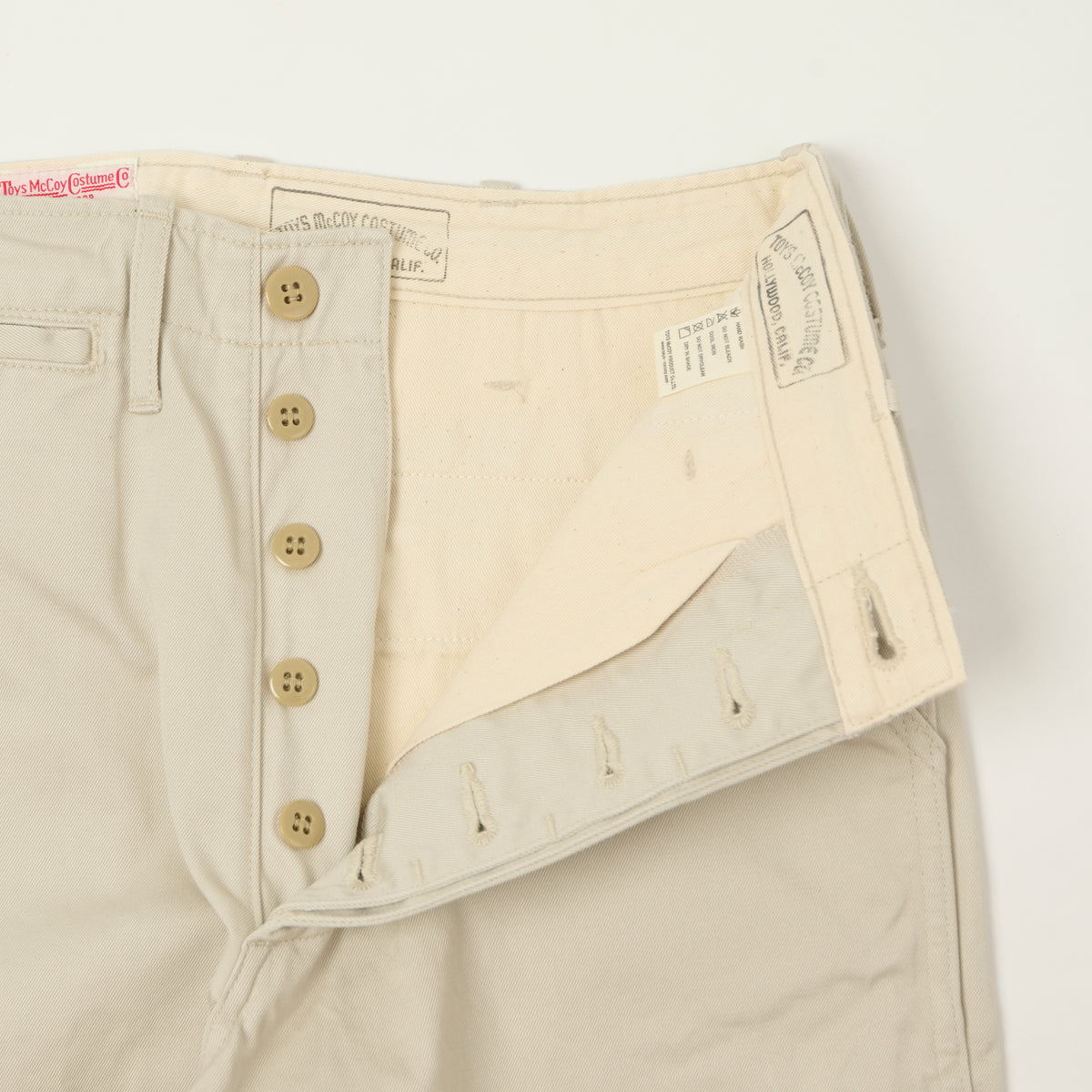 TOYS McCOY 'Great American Hero' Chinos - Off White