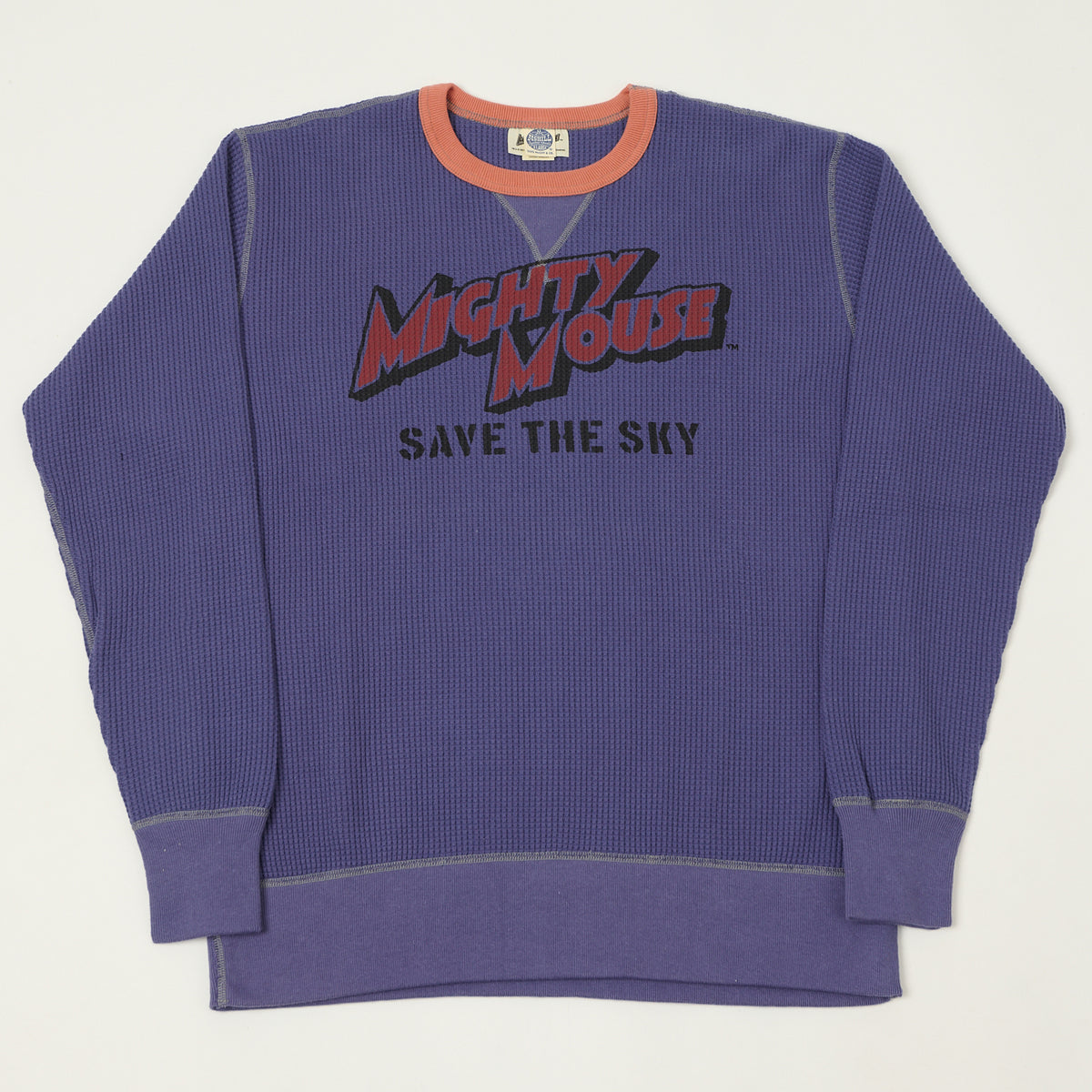 TOYS McCOY 'Mighty Mouse' Thermal Sweatshirt - Purple
