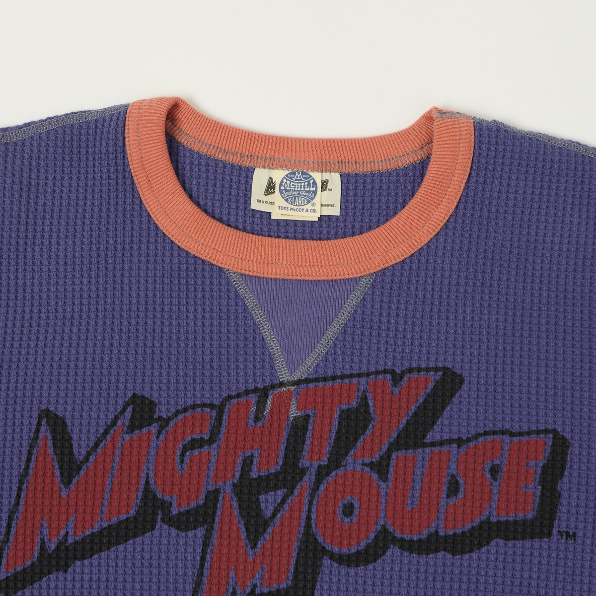 TOYS McCOY 'Mighty Mouse' Thermal Sweatshirt - Purple