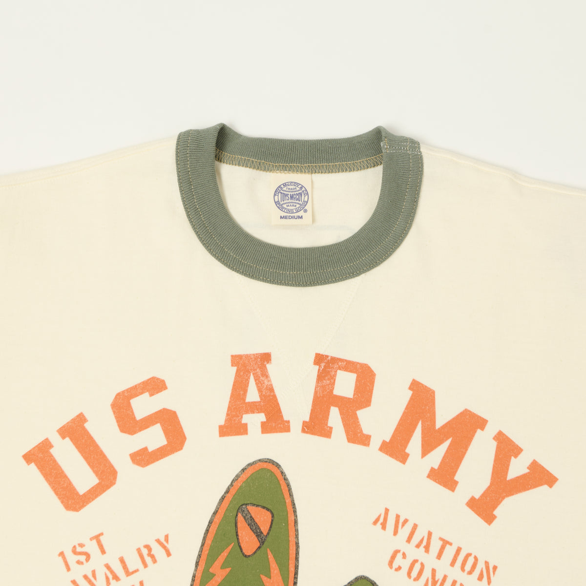 TOYS McCOY Snoopy 'U.S. Army' T-Shirt - Off White