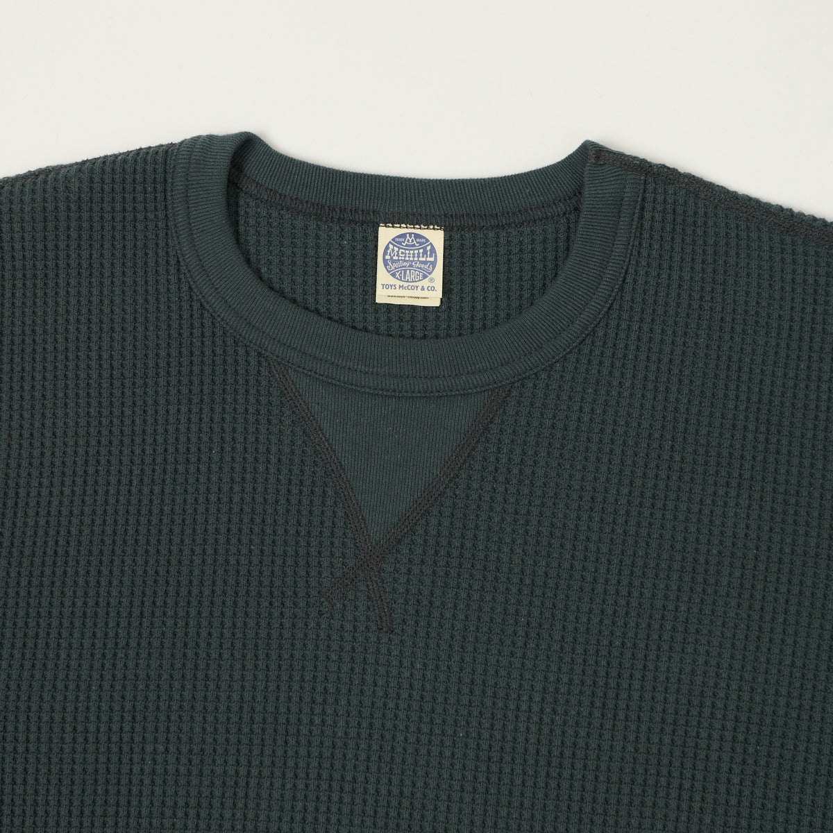 TOYS McCOY Waffle Knit Sweatshirt - Black
