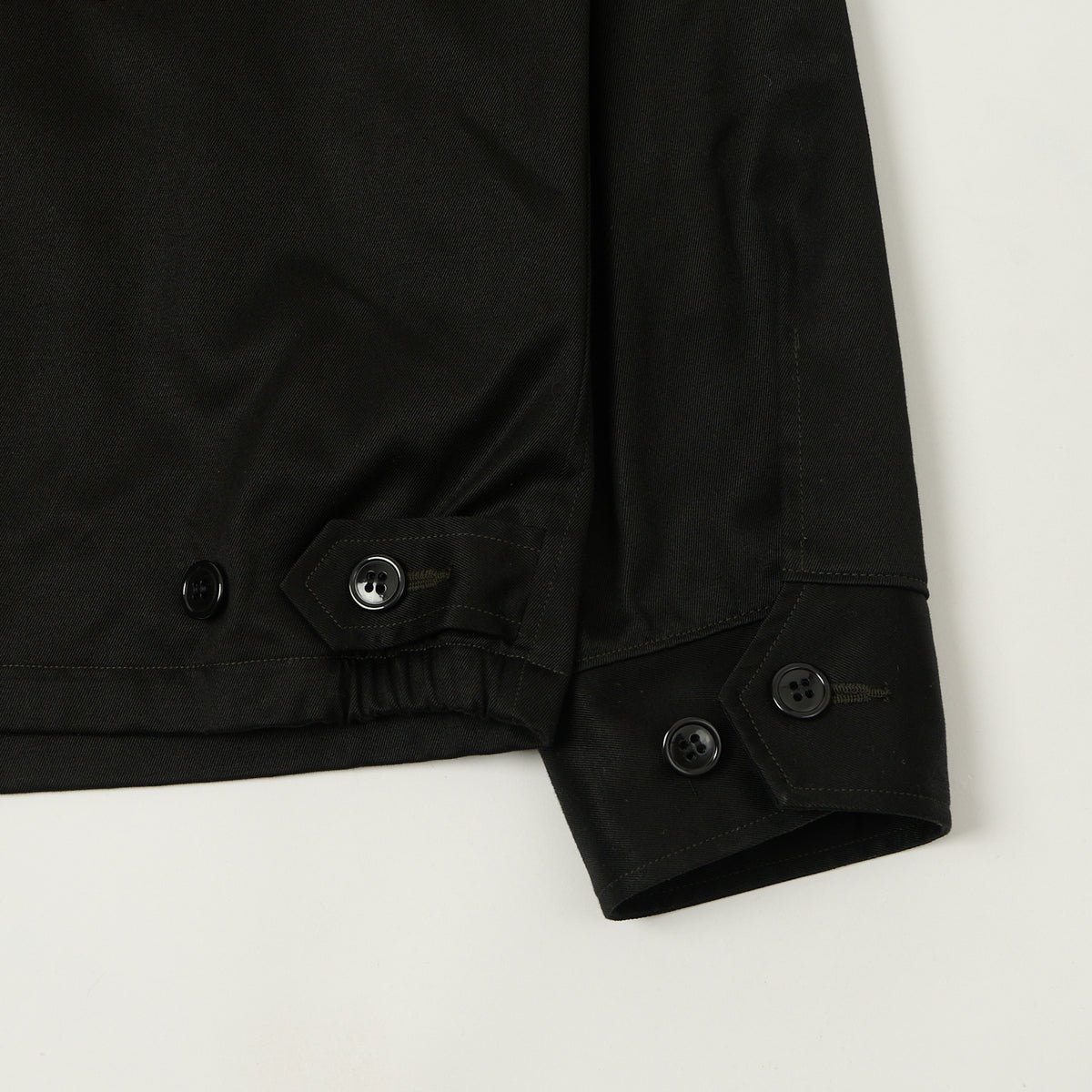 TOYS McCOY Snoopy Embroidered Tour Jacket - Black