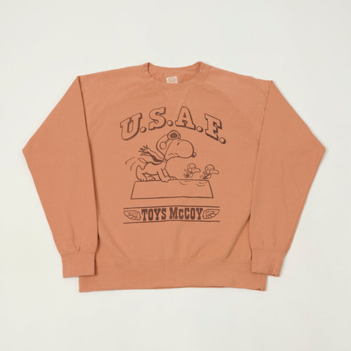 TOYS McCOY Snoopy 'Flying Ace USAF' Sweatshirt - Carrot