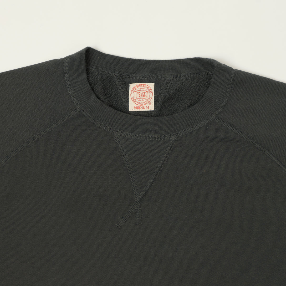 TOYS McCOY Short Sleeve Military Sweatshirt - Black