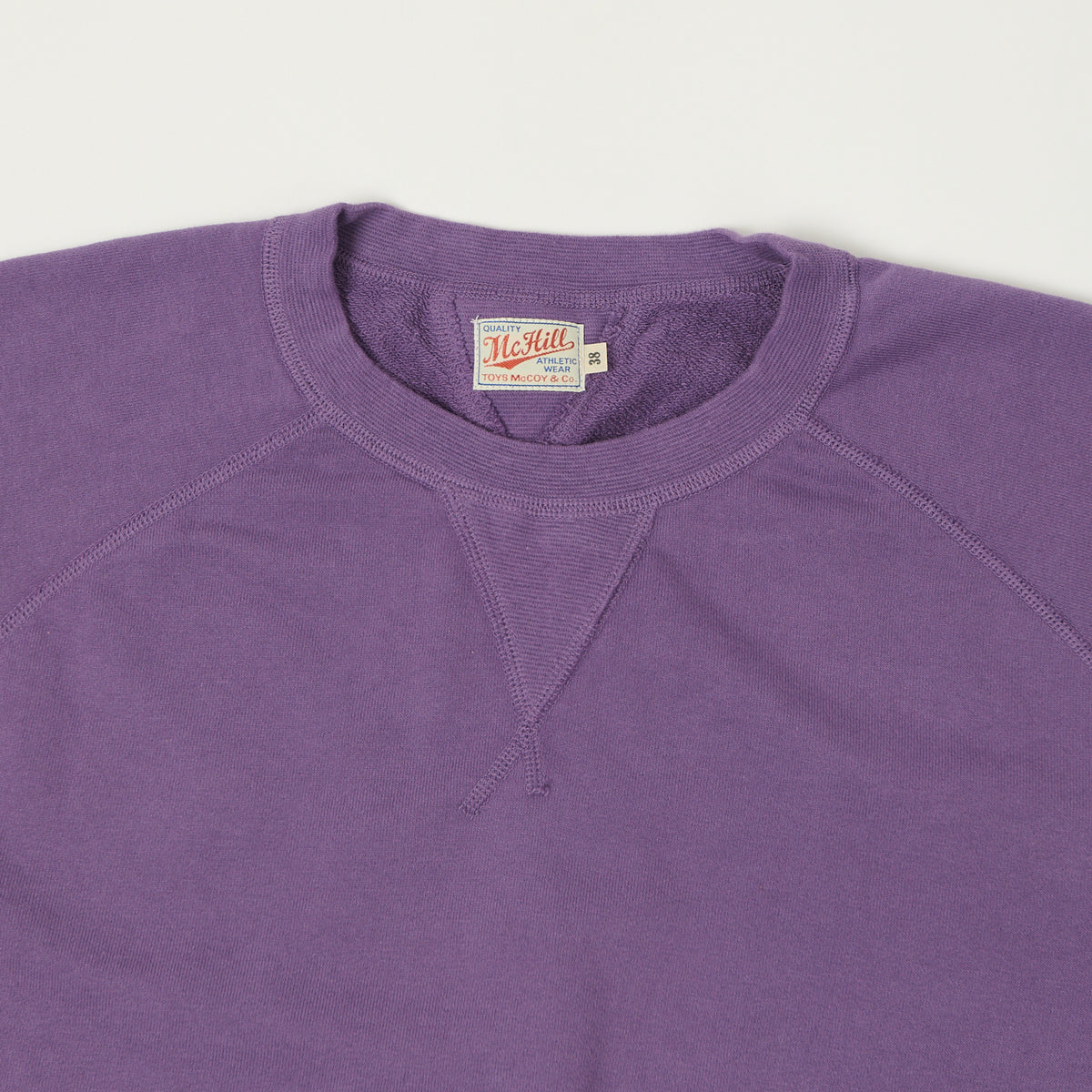 TOYS McCOY Short Sleeve Military Sweatshirt - Purple