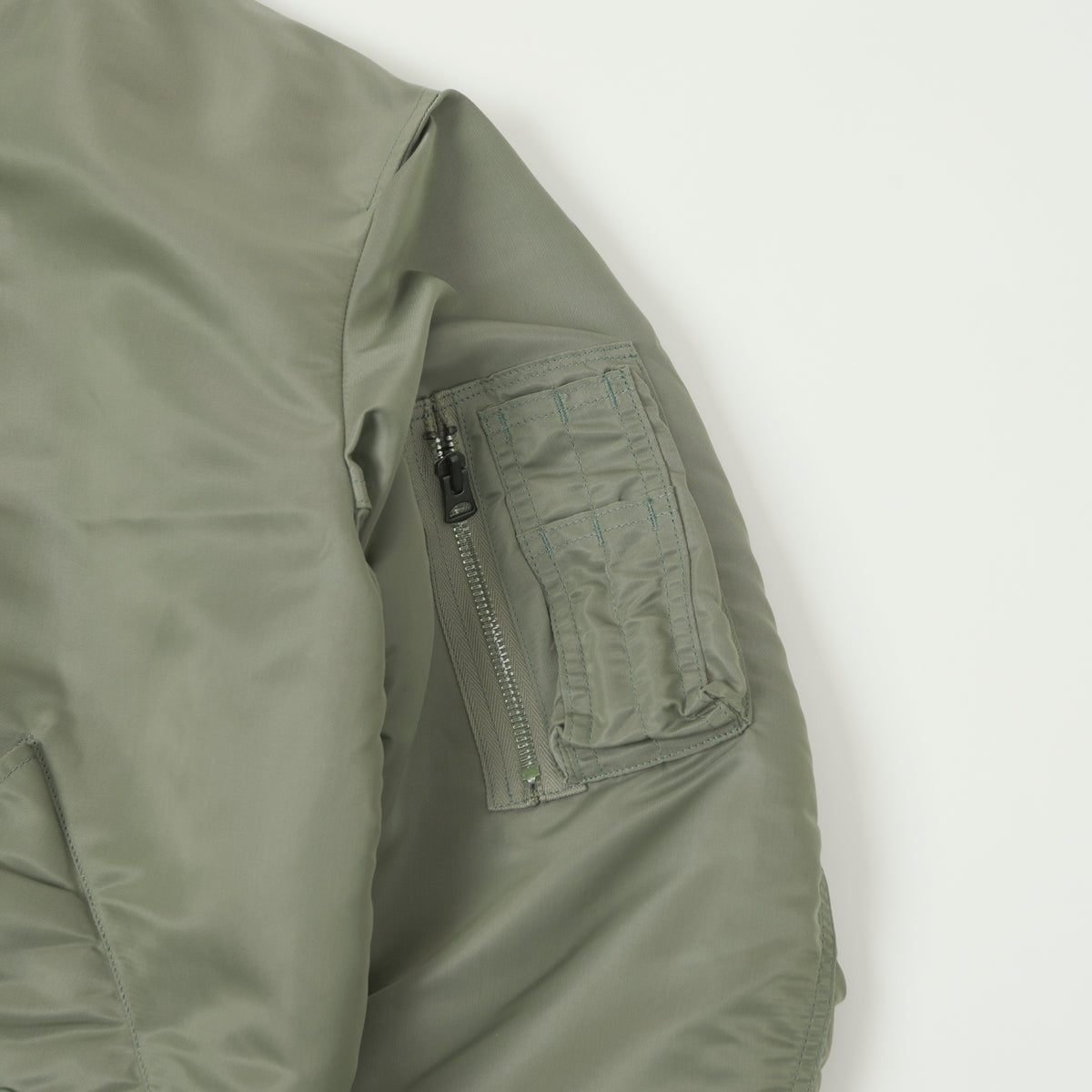 TOYS McCOY Steve Mcqueen Reversible MA-1 Flight Jacket - Sage Green