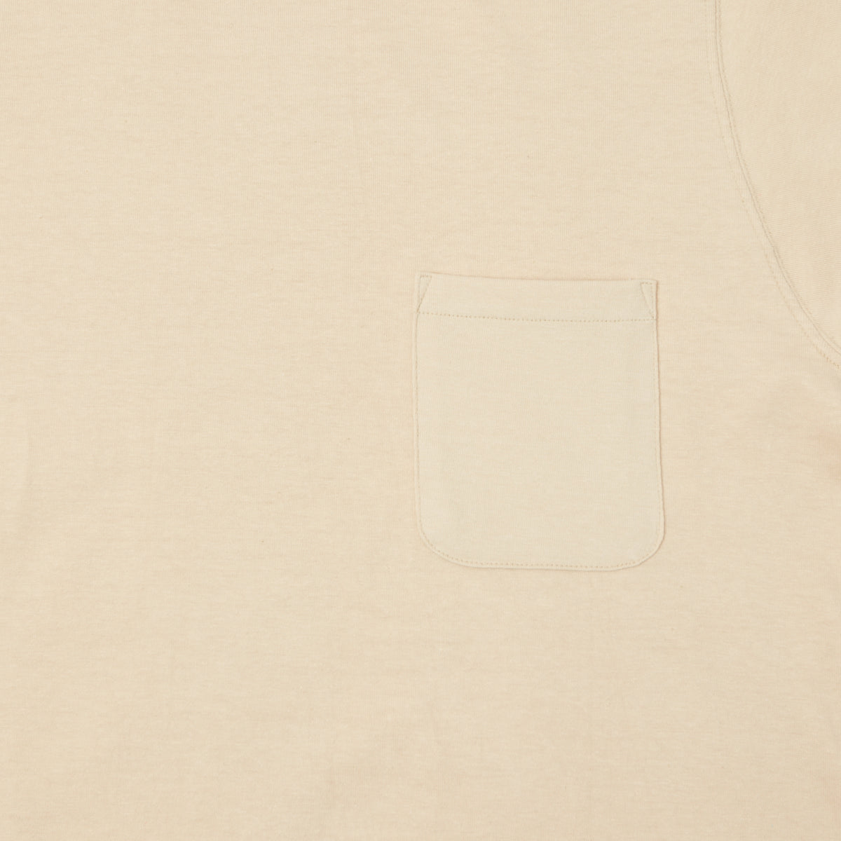 TOYS McCOY Ringer Pocket T-Shirt - Beige/Carrot