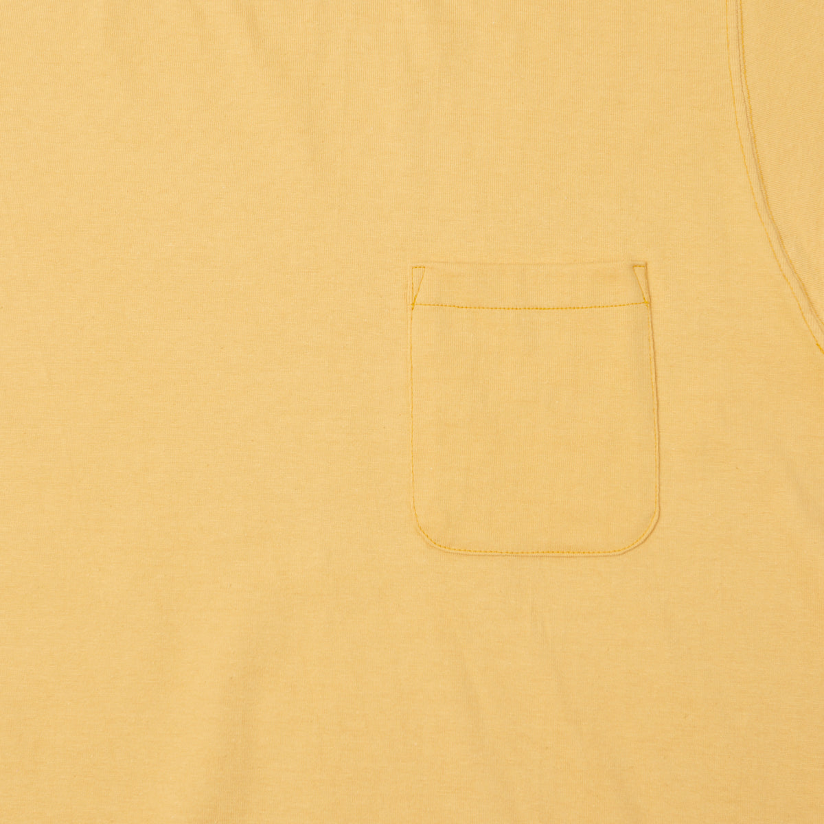 TOYS McCOY Ringer Pocket T-Shirt - Yellow/Charcoal