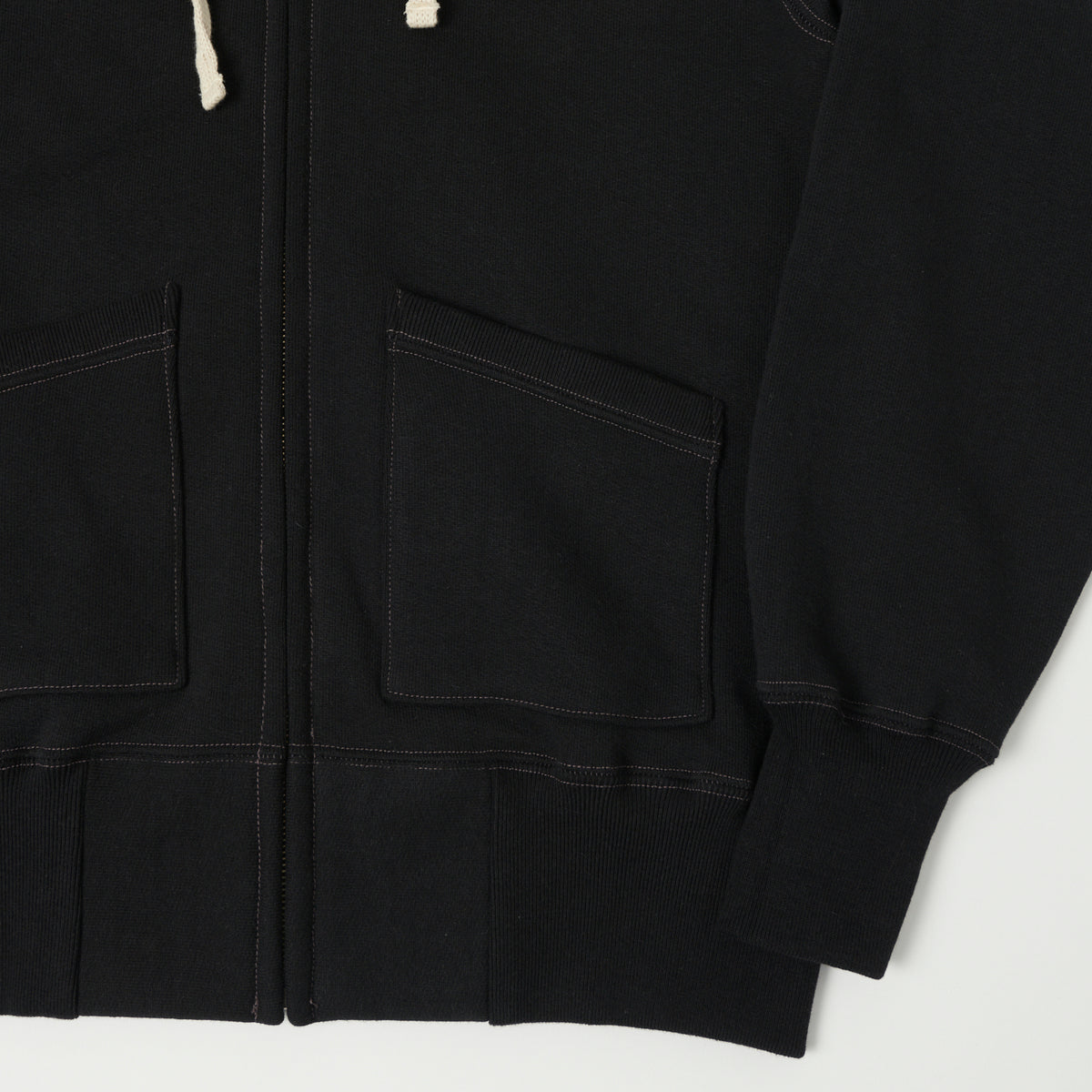 TOYS McCOY 'McHill' Zip Through Hoodie - Black