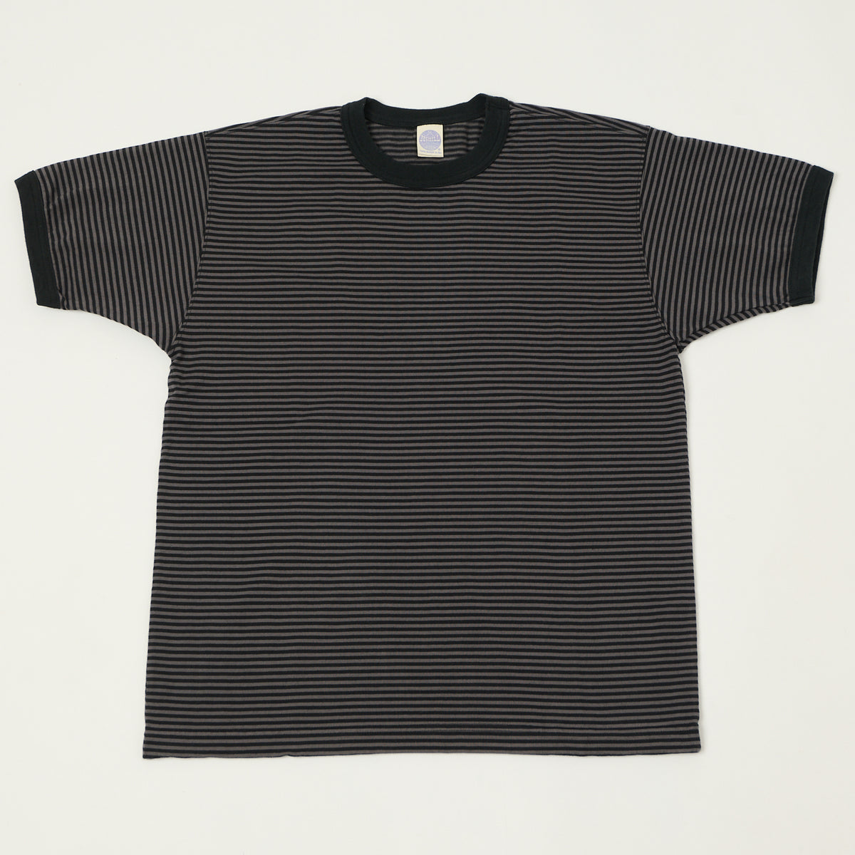 TOYS McCOY 'The Great American Hero' Stripe T-Shirt - Grey/Black