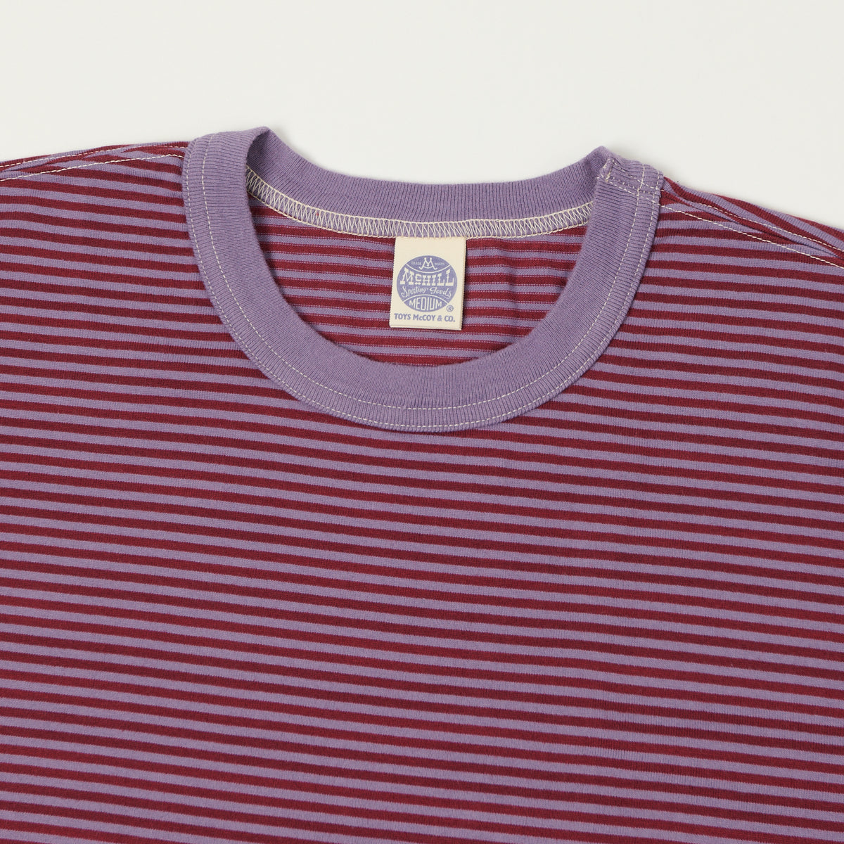 TOYS McCOY 'The Great American Hero' Stripe T-Shirt - Blue/Red