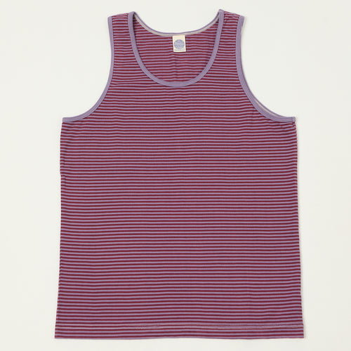 TOYS McCOY 'The Great American Hero' Stripe Tank Top - Blue/Red