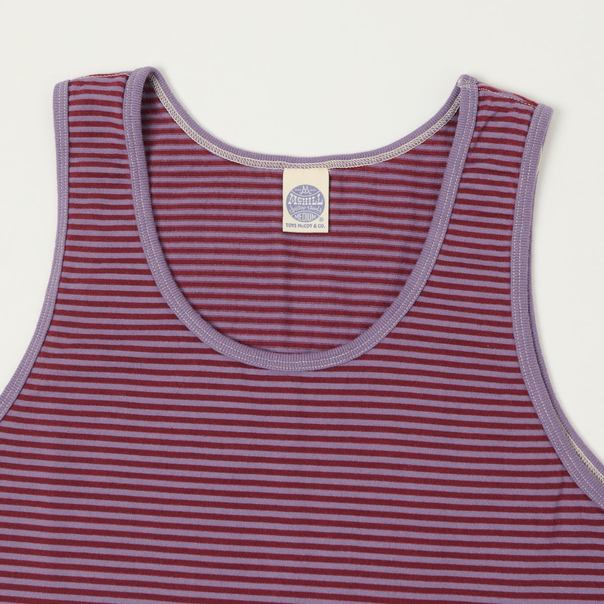 TOYS McCOY 'The Great American Hero' Stripe Tank Top - Blue/Red
