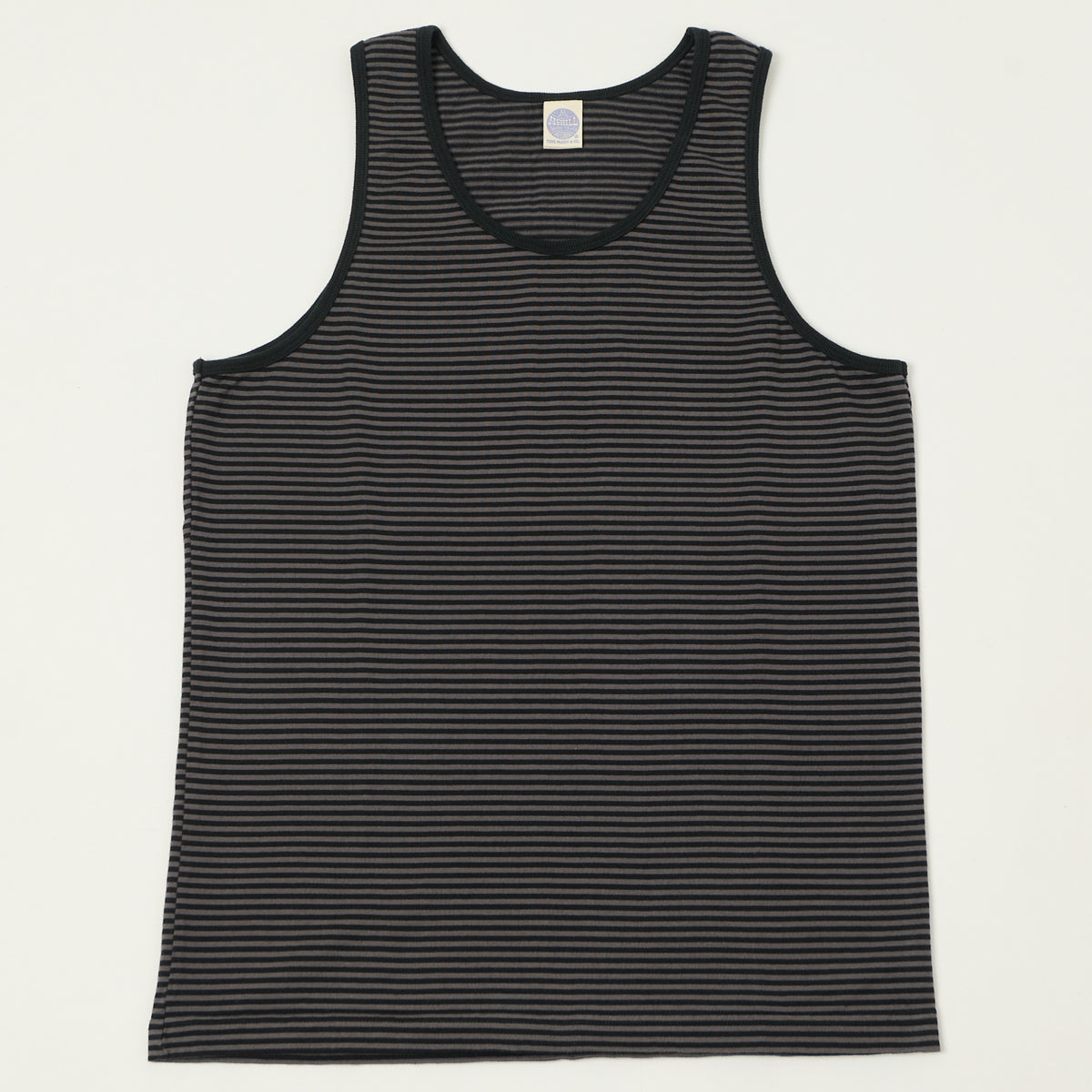 TOYS McCOY 'The Great American Hero' Stripe Tank Top - Grey/Black