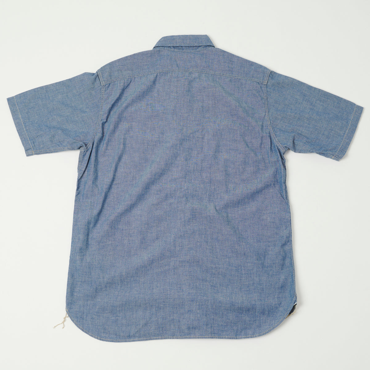 TOYS McCOY Short Sleeve Chambray Work Shirt - Blue