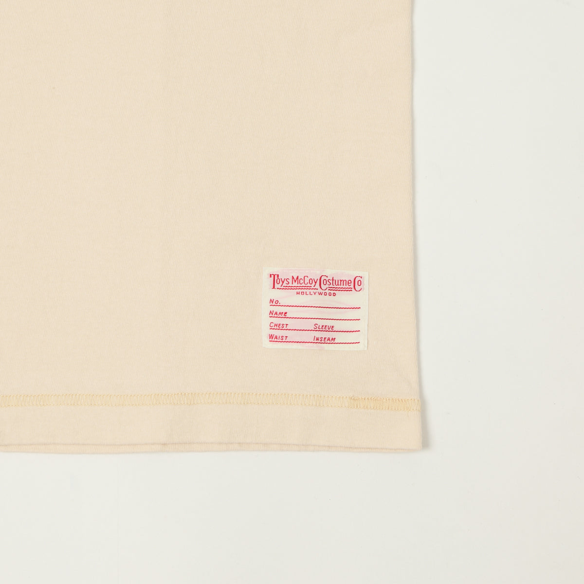 TOYS McCOY Union Henley T-Shirt - Natural