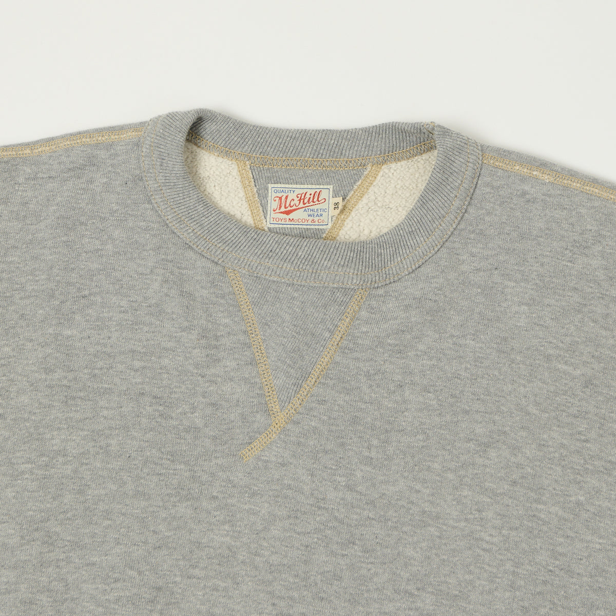 TOYS McCOY U.S.N Print Sweatshirt - Grey
