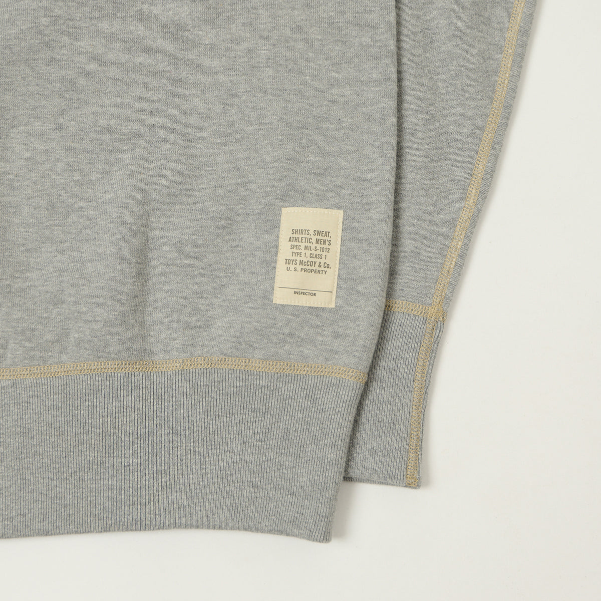 TOYS McCOY U.S.N Print Sweatshirt - Grey