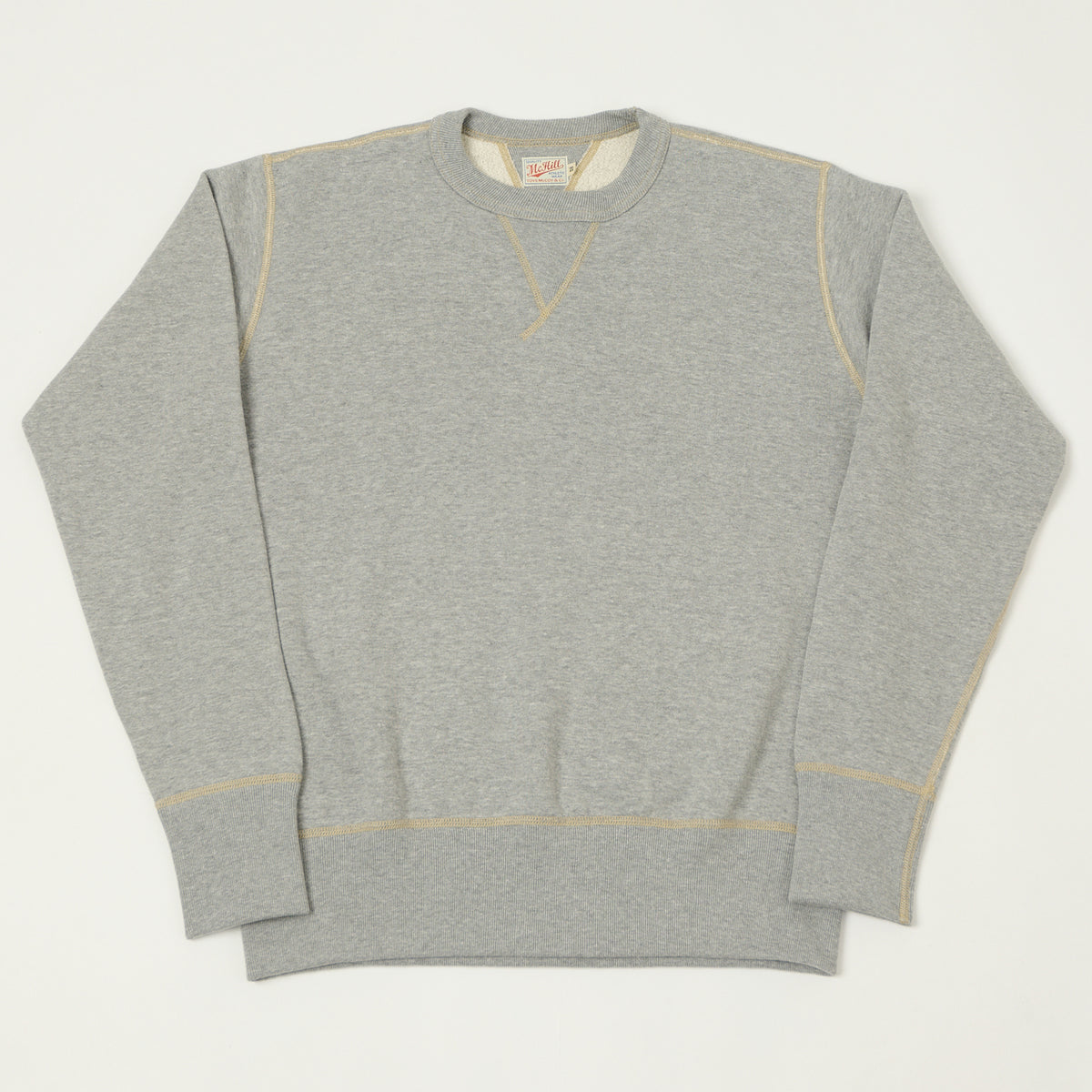 TOYS McCOY U.S.N Print Sweatshirt - Grey