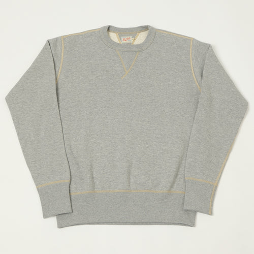 TOYS McCOY U.S.N Print Sweatshirt - Grey