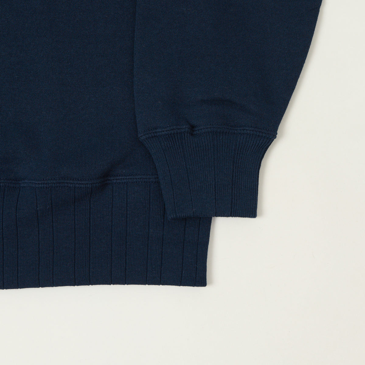 Velva Sheen Loopwheel Crew Sweat - Navy