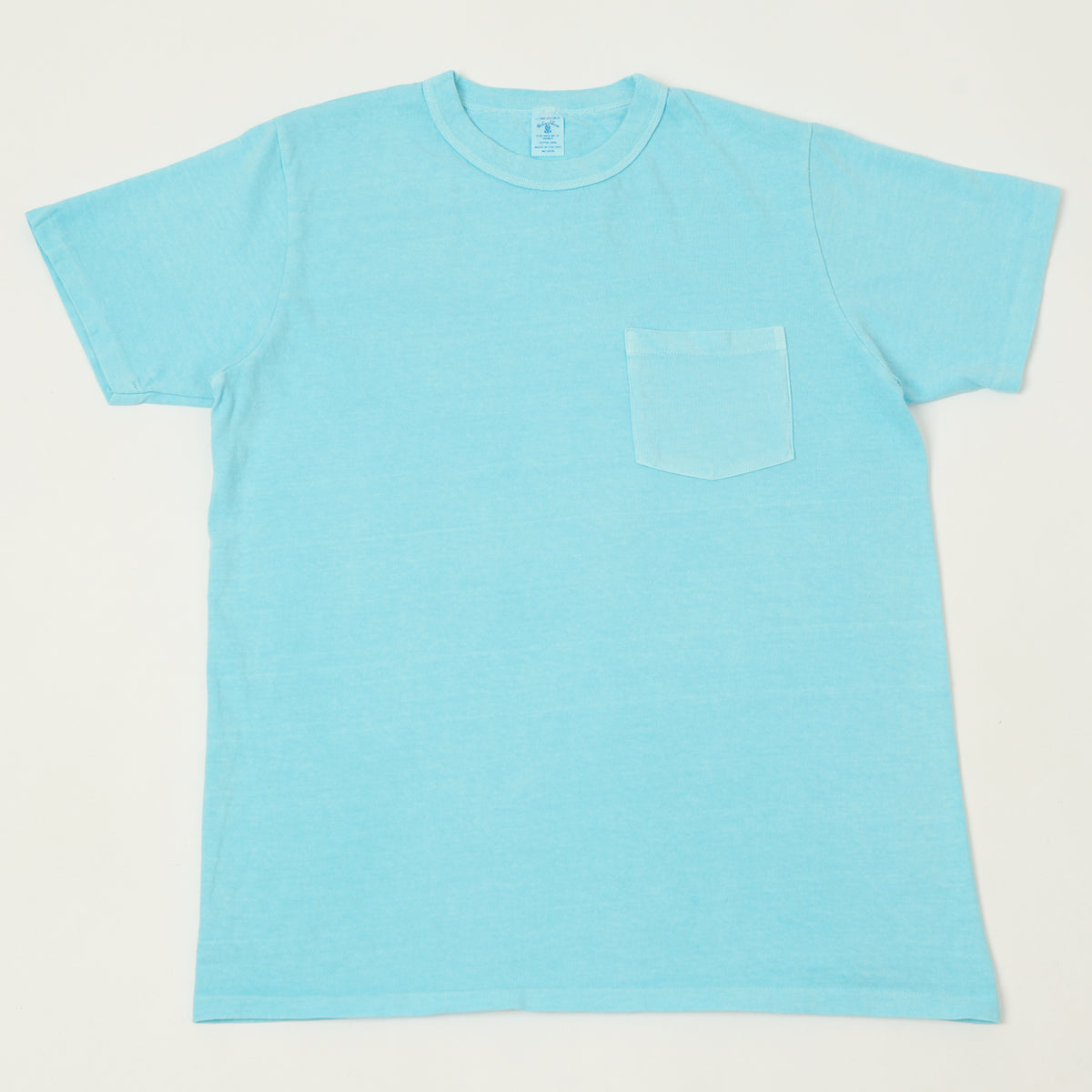 Velva Sheen Pigment Dyed Pocket T-Shirt - Teal