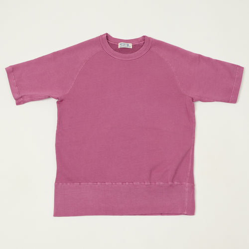 Velva Sheen Short Freedom Sleeve Sweat - Fuschia